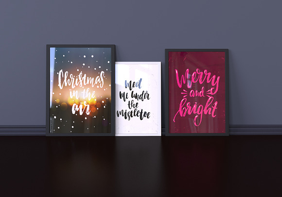 15 Christmas posters in Illustrations - product preview 3