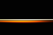 Horizontal orange blast beam illustration background