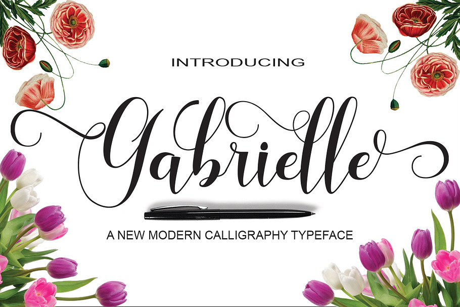 Gabrielle in Script Fonts - product preview 8