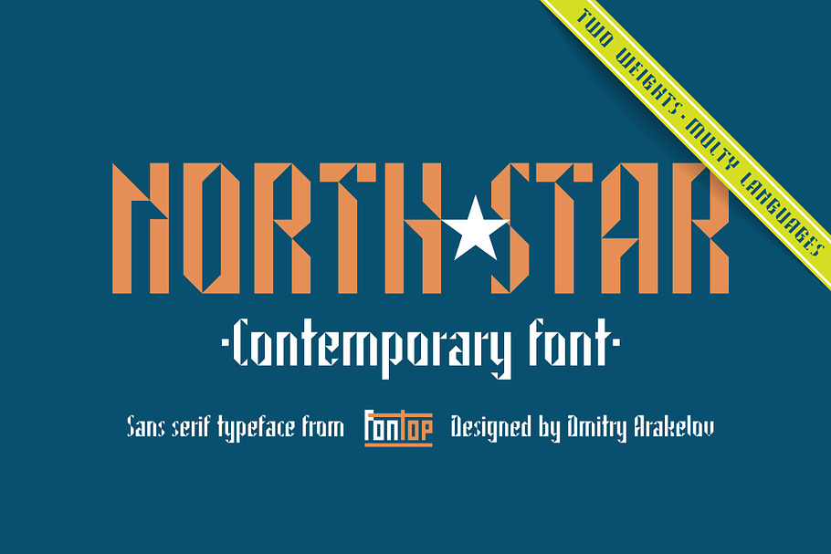 North Star sans serif typeface in Sans-Serif Fonts - product preview 8