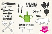 Hand Drawn Farm Food Kit 