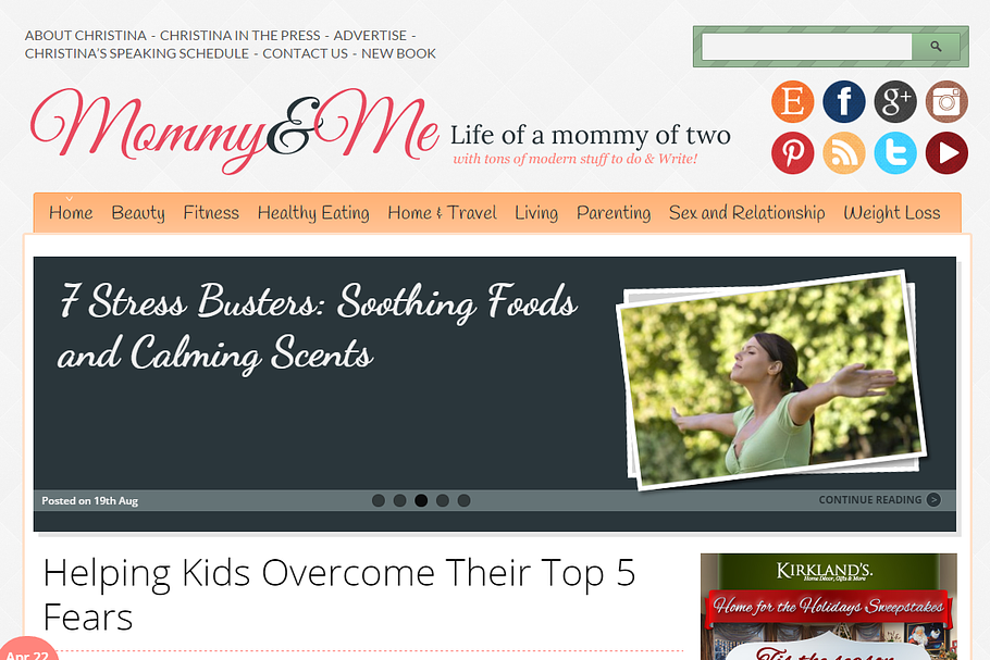 Mommy&Me Mom Blogging Theme in WordPress Blog Themes - product preview 8