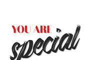 You are special quote poster