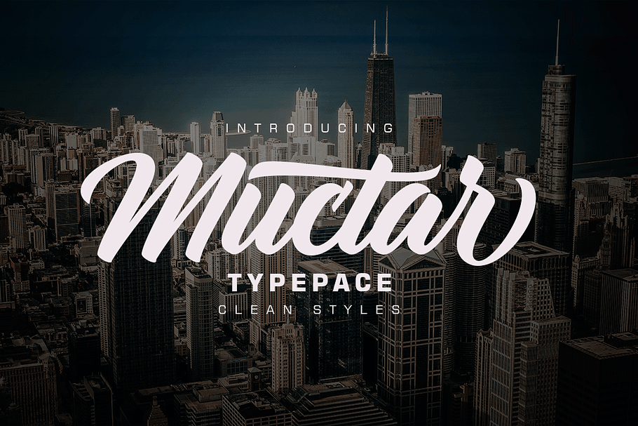 Muctar in Script Fonts - product preview 8