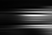 Horizontal black and white futuristic motion blur background