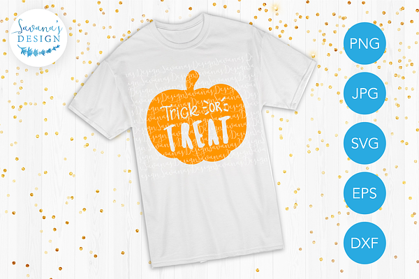 Trick or Treat Pumpkin SVG