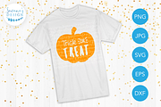 Trick or Treat Pumpkin SVG