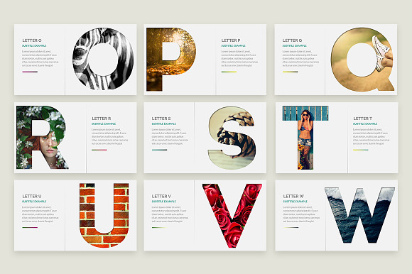 Alphabet | Powerpoint Presentation in PowerPoint Templates - product preview 4