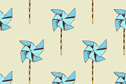 Paper windmill pattern