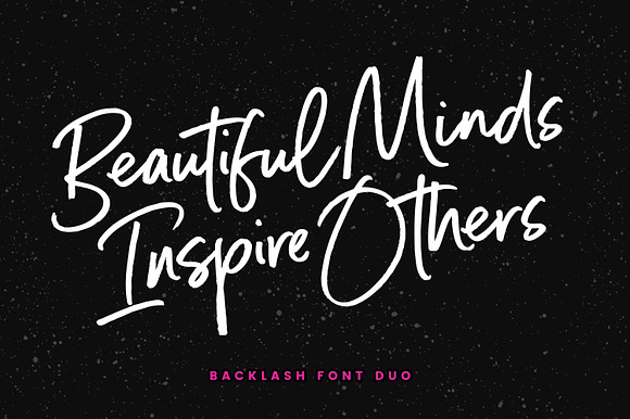 Backlash Font Duo in Script Fonts - product preview 5