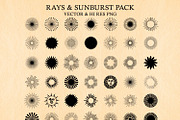 Light Rays & Sunburst Vector Pack