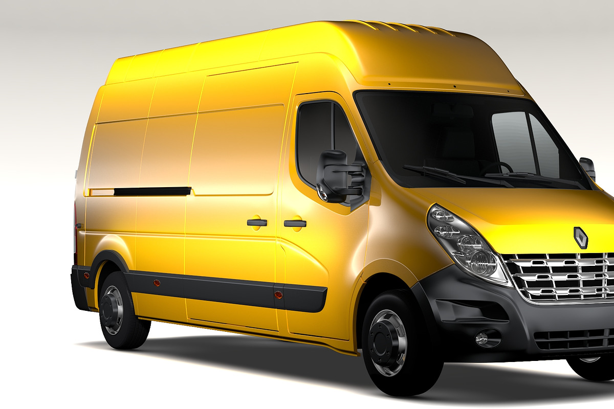 Renault Master L3H3 Van 2010 in Vehicles - product preview 8