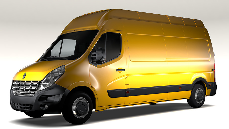 Renault Master L3H3 Van 2010 in Vehicles - product preview 2