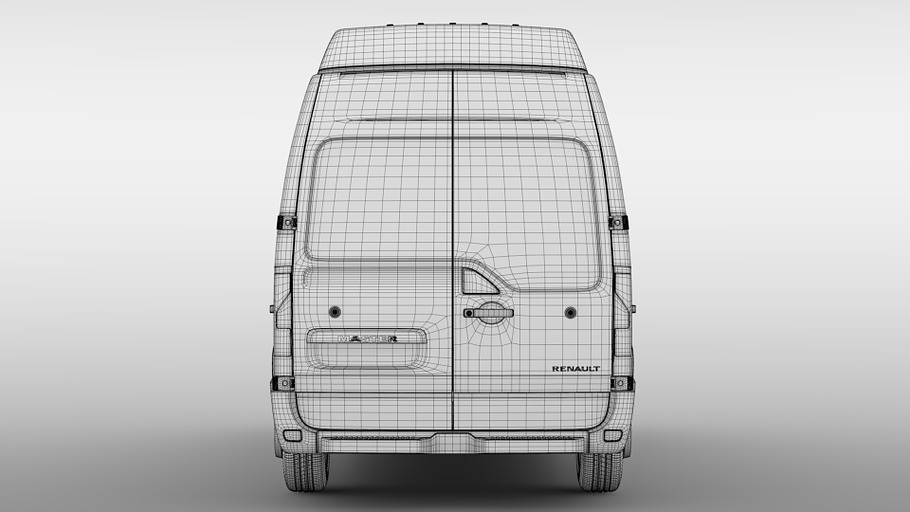 Renault Master L3H3 Van 2010 in Vehicles - product preview 16