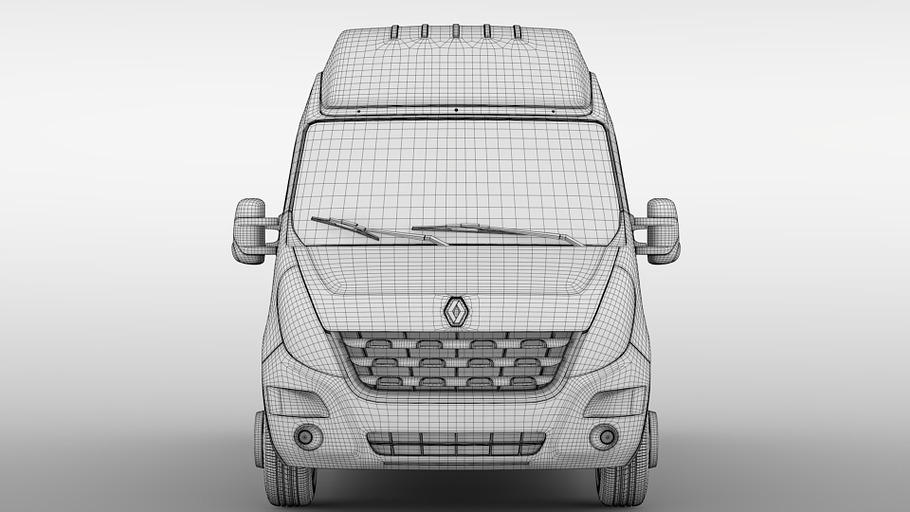 Renault Master L3H3 Van 2010 in Vehicles - product preview 18