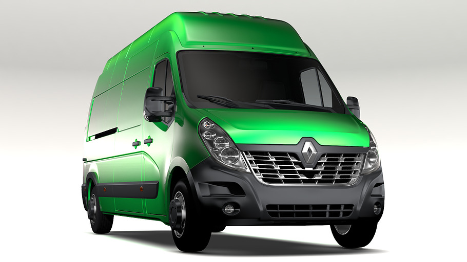 Renault Master L3H3 Van 2017 in Vehicles - product preview 2