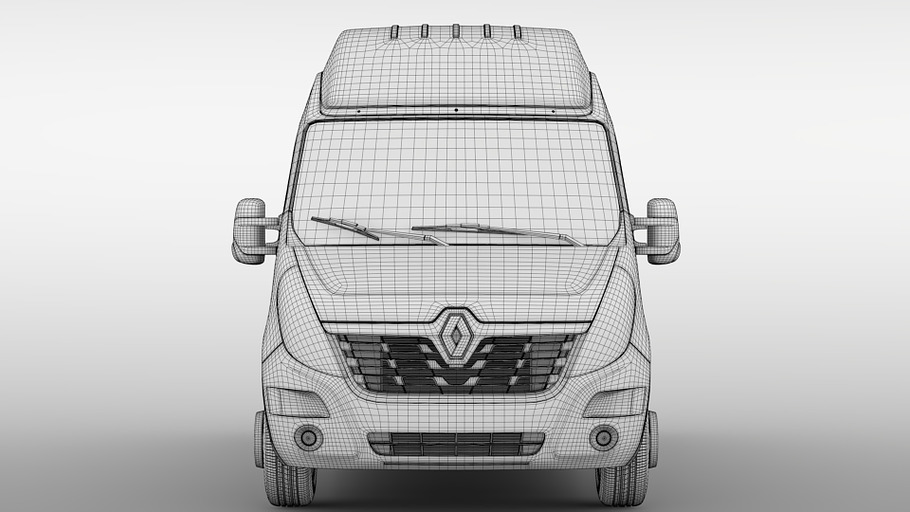 Renault Master L3H3 Van 2017 in Vehicles - product preview 15