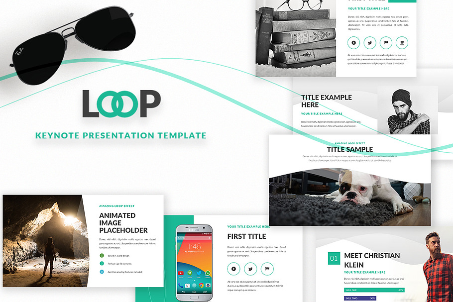 Loop | Keynote template in Keynote Templates - product preview 8