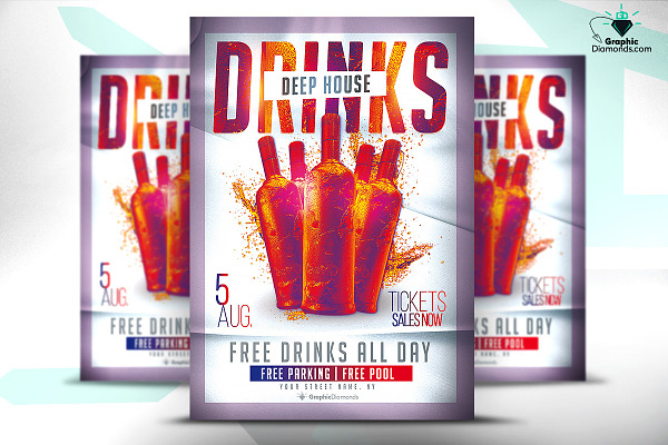 Drinks House Flyer