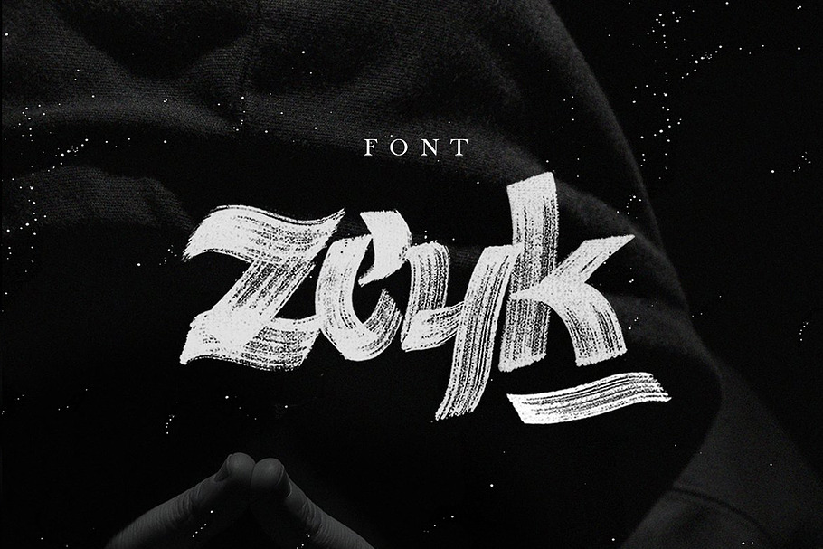 Zeyk Brush Font & Typeface