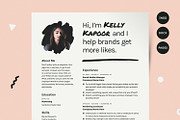 Resume with Picture CV Template