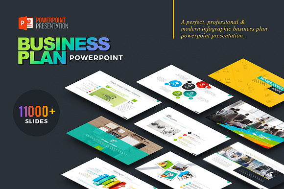 Business Plan PowerPoint Template in PowerPoint Templates - product preview 2