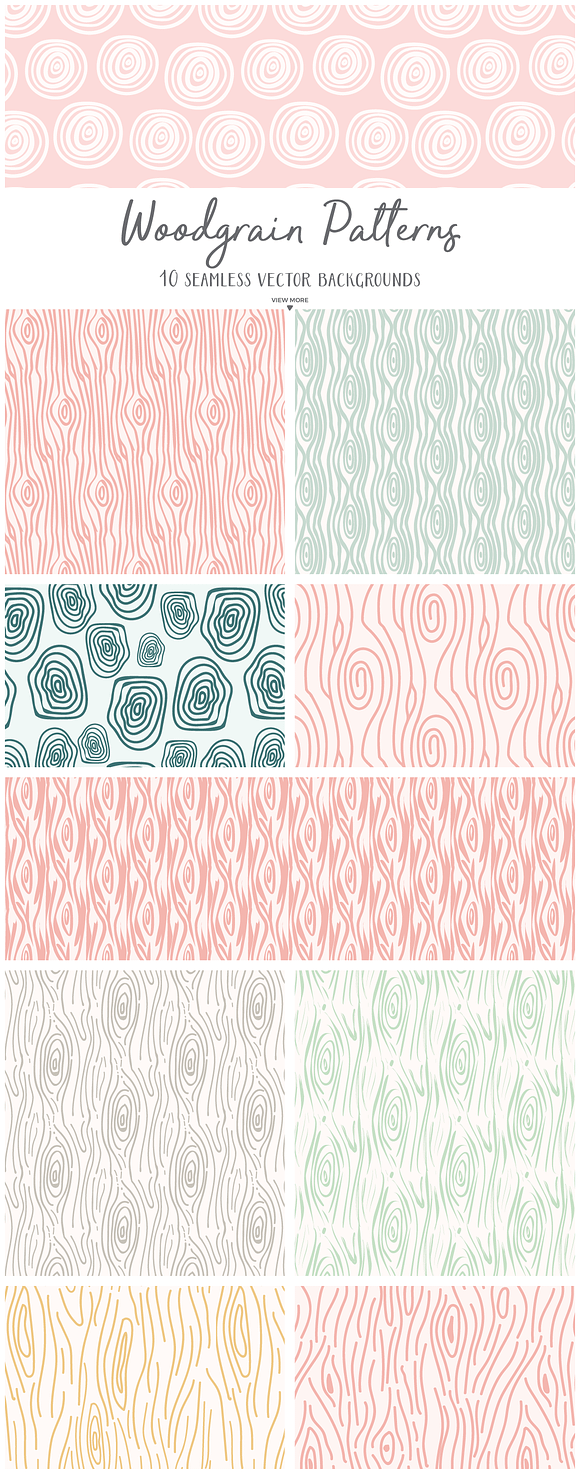 Woodgrain Patterns in Patterns - product preview 1