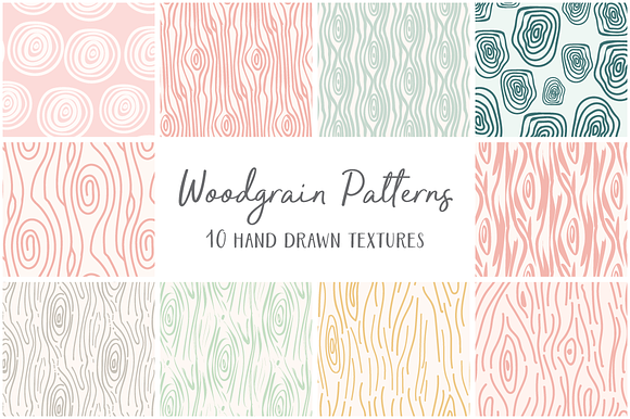 Woodgrain Patterns in Patterns - product preview 4