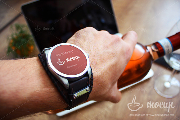 Watch PSD Mockup Exclusive "A" in Product Mockups - product preview 1