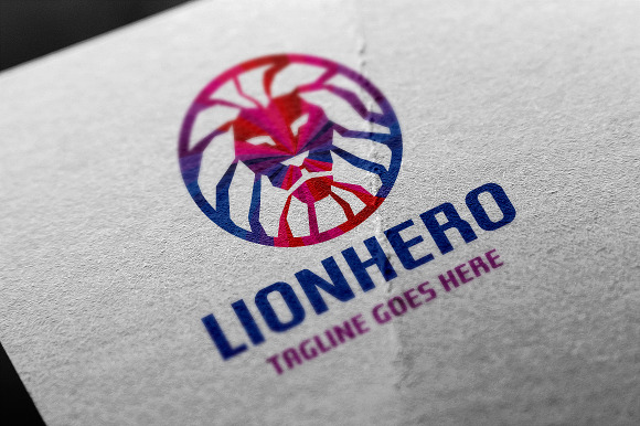 Lion Hero Logo in Logo Templates - product preview 1