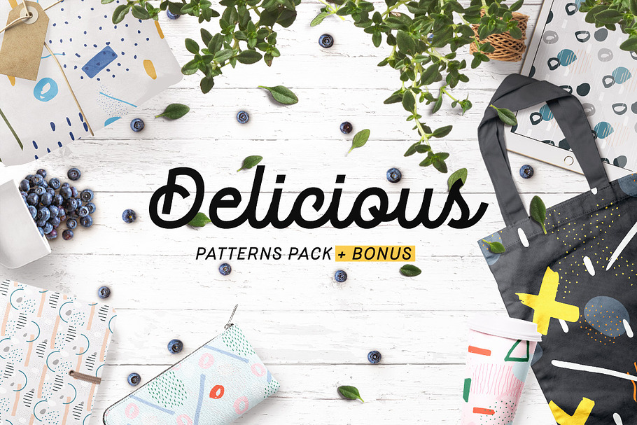 Delicious Patterns Pack + Bonus in Patterns - product preview 8