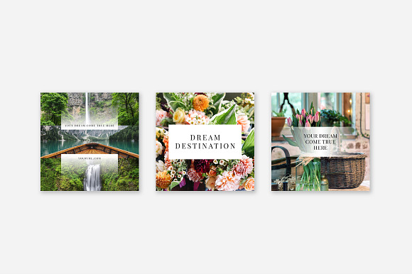 White Instagram Pack in Instagram Templates - product preview 1