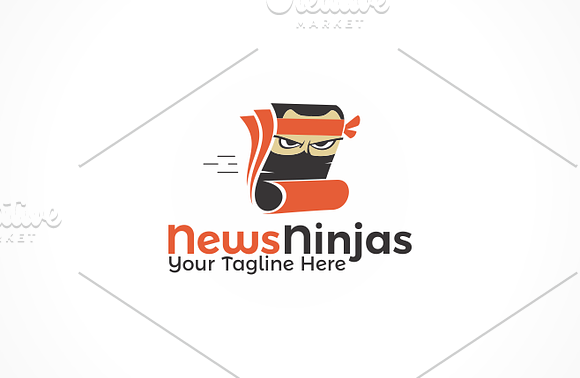 Editing Ninja | News | Logo in Logo Templates - product preview 1