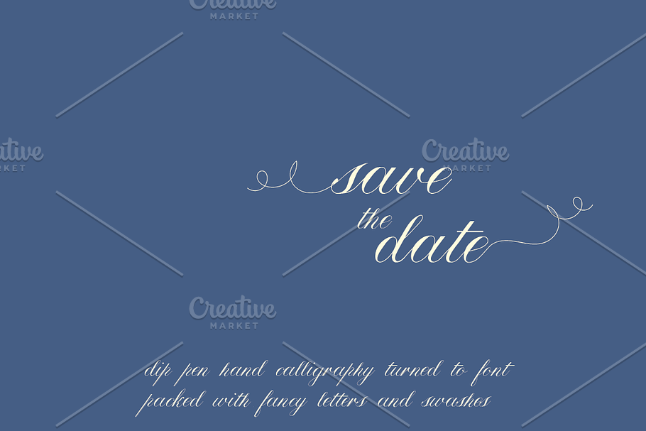 Calissa Pro font in Script Fonts - product preview 8