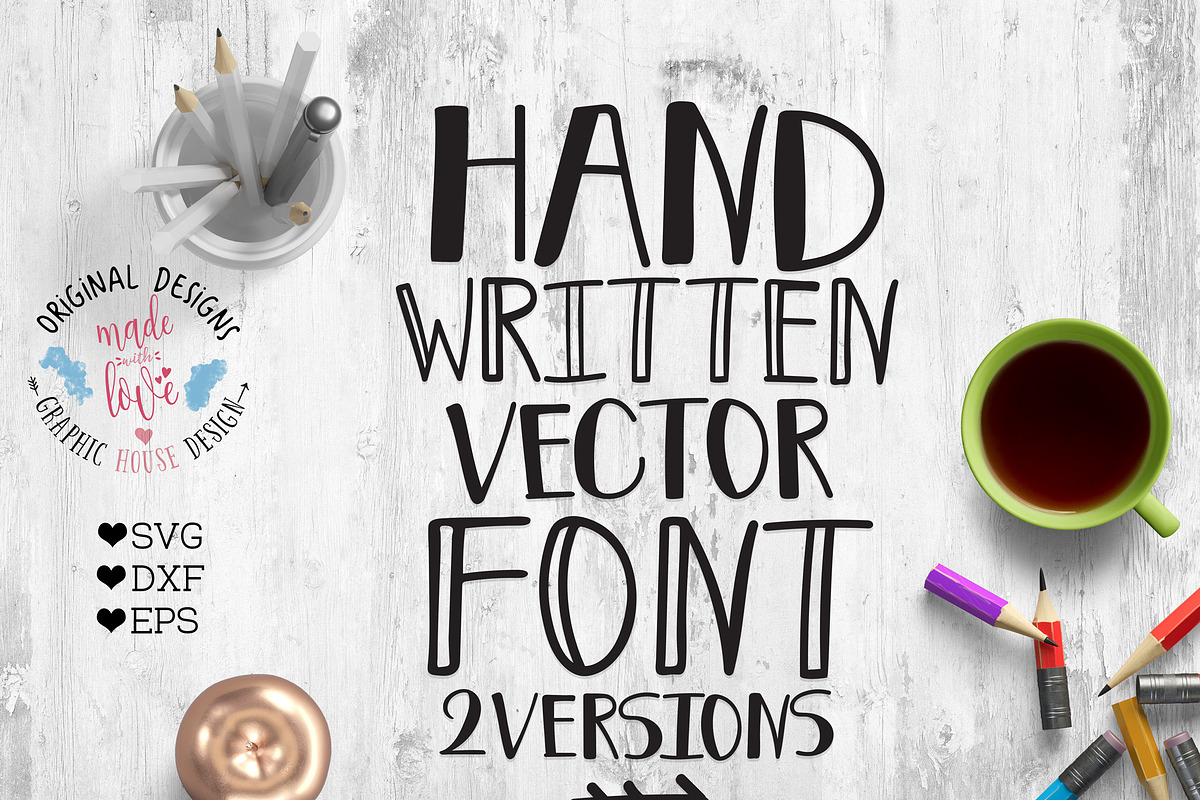 Vector Font For Crafters in Illustrations - product preview 8