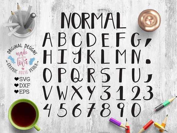 Vector Font For Crafters in Illustrations - product preview 1