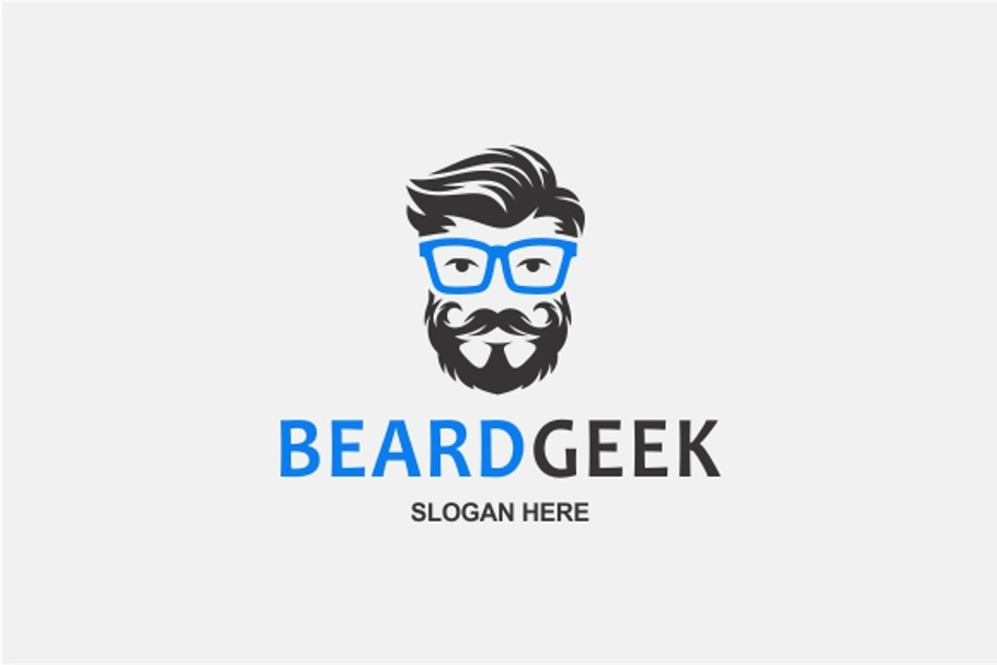 Beard Geek logo in Logo Templates - product preview 8