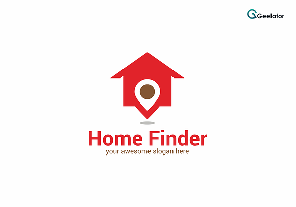 Home Finder Logo Template in Logo Templates - product preview 1
