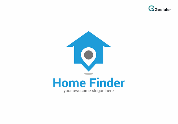 Home Finder Logo Template in Logo Templates - product preview 2