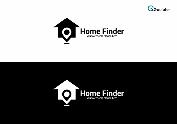 Home Finder Logo Template in Logo Templates - product preview 7