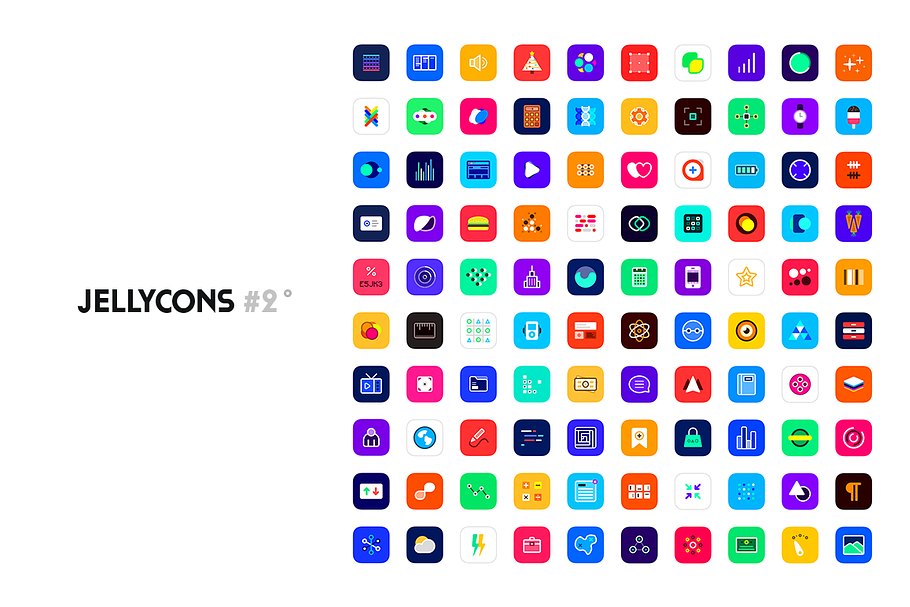 Jellycons #2 - 100 iOS 8 App Icons