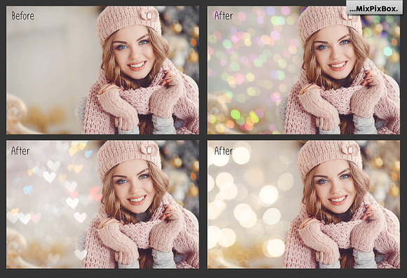 100 Bokeh Photo Overlays in Photoshop Layer Styles - product preview 1