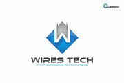 Wires Tech Logo Template