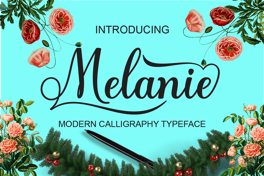 Melanie in Script Fonts - product preview 8