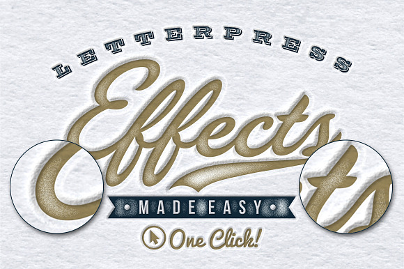 Worn Letterpress Photoshop Styles in Photoshop Layer Styles - product preview 3