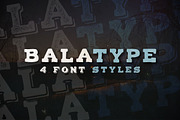 Balatype - 4 Hand Drawn Serif Fonts