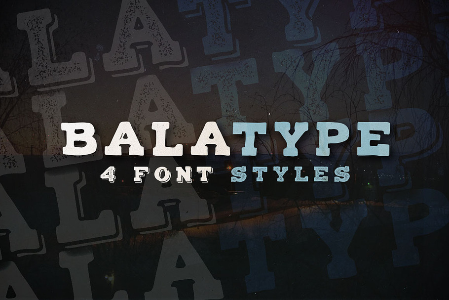 Balatype - 4 Hand Drawn Serif Fonts in Roman Fonts - product preview 8