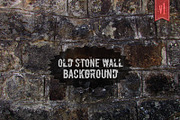 Old Stone Wall Background #1