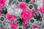 2 Roses Seamless Patterns
