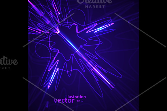 Futuristic abstract illustration in Patterns - product preview 1